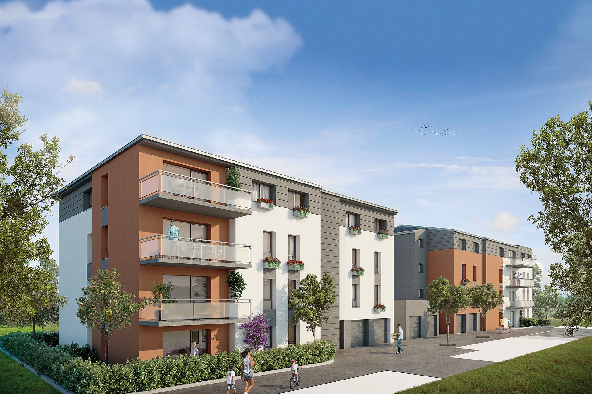 Concept Immobilier - Les Jardins d'Agathe - Appartements neufs à Florange - Vue extérieure
